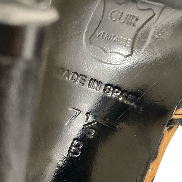 Charles David Leopard Animal Print Peep Toe 4” Heeled Pumps Women’s Size… - Picture 5 of 10